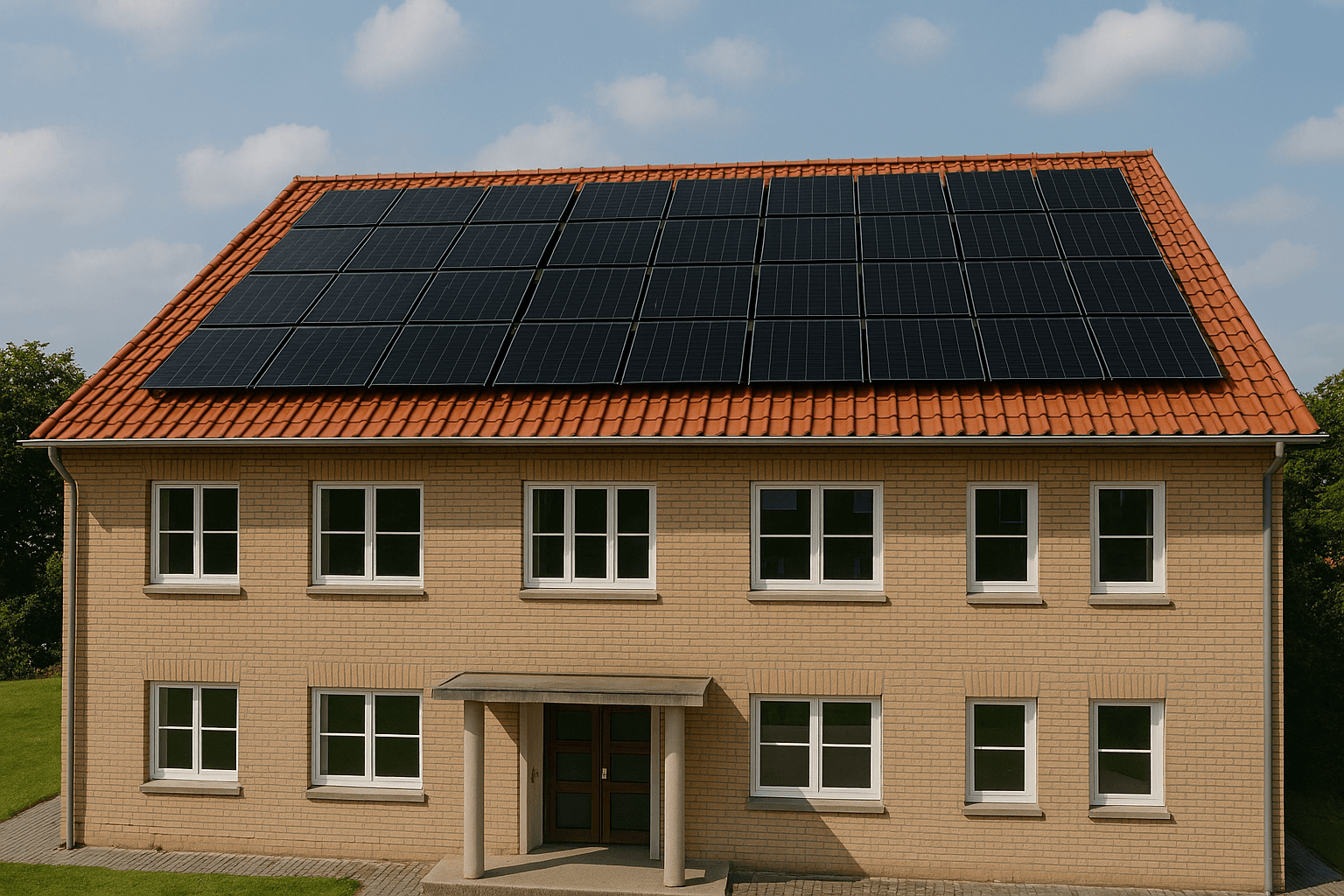 Solaranlage auf öffentlichem Gebäude